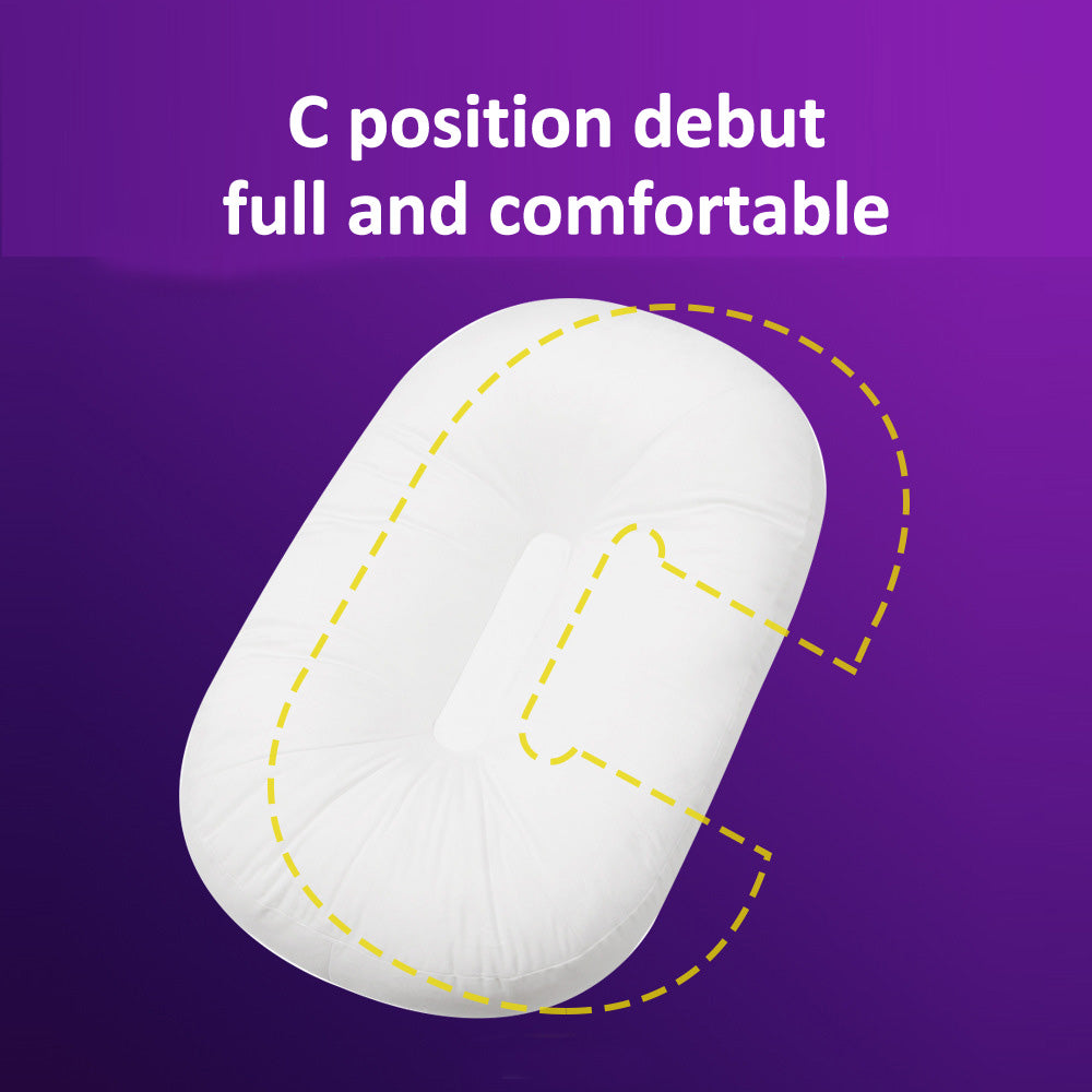 Baby Curve Crib Mesh C-shaped Bionic Lounger Bed Nest