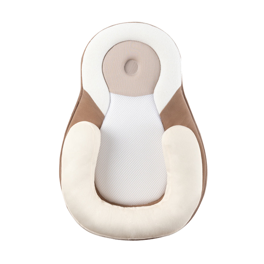 Newborn Baby Anti flat head Pillow Cushion Nest Bed Crib Lounger Portable