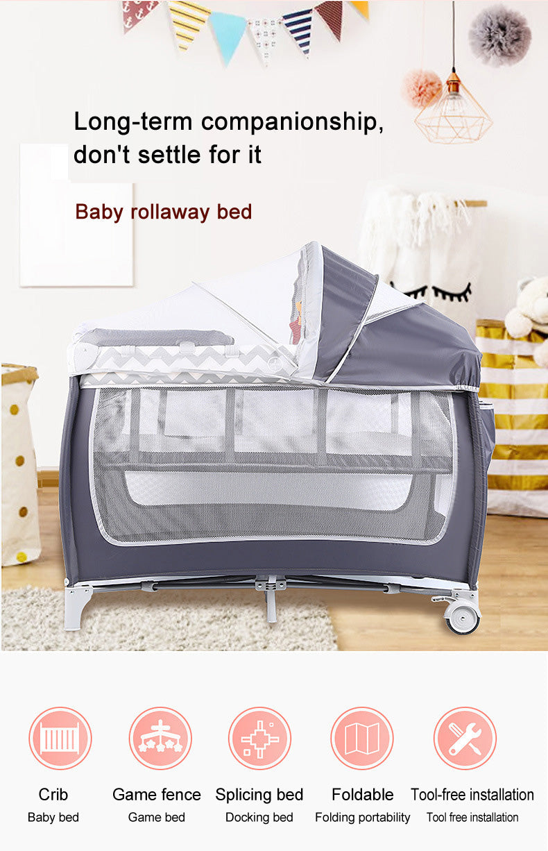 Diaper changing care table bassinets movable bedside Sleeper Crib Foldable