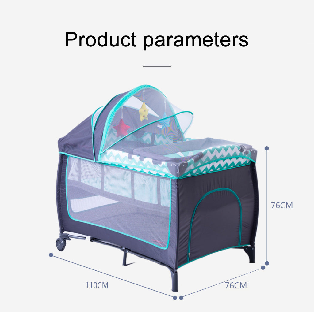 Diaper changing care table bassinets movable bedside Sleeper Crib Foldable