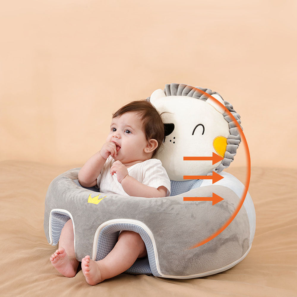 Baby Sitting Support Seat Sofa, Infant Learning Chair Head Protect