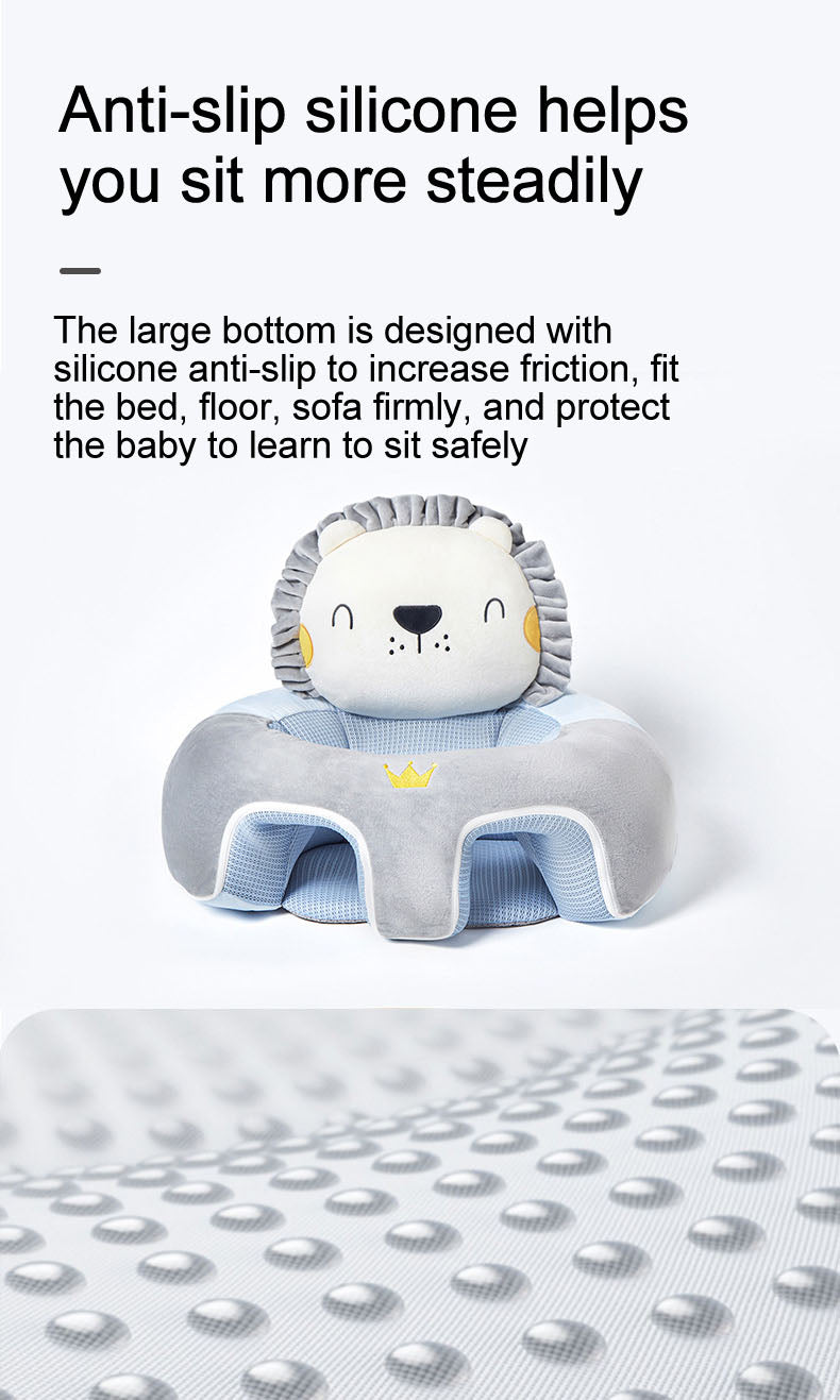 Baby Sitting Support Seat Sofa, Infant Learning Chair Head Protect