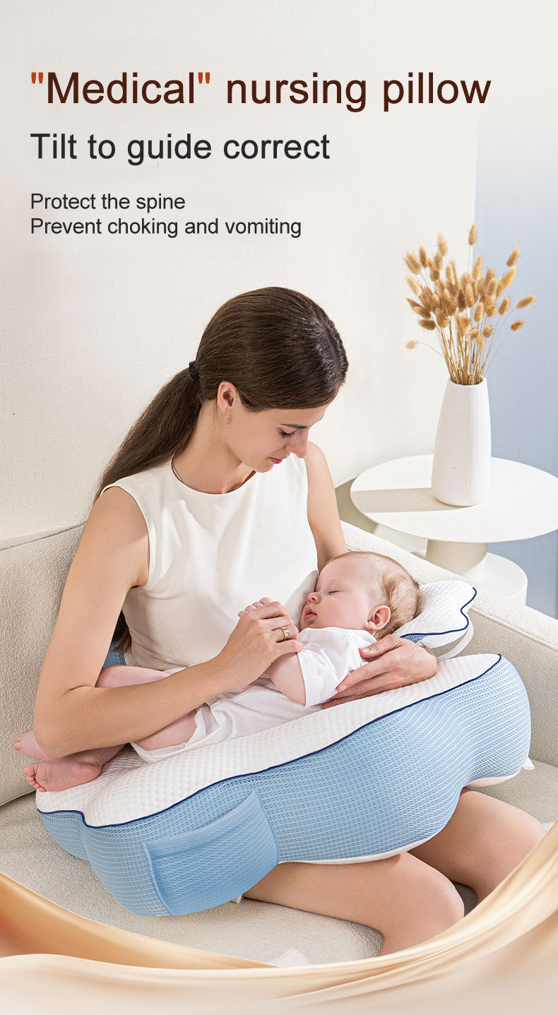 Mom Breastfeeding Nursing Pillow Baby Comfort Lounger Multi functional