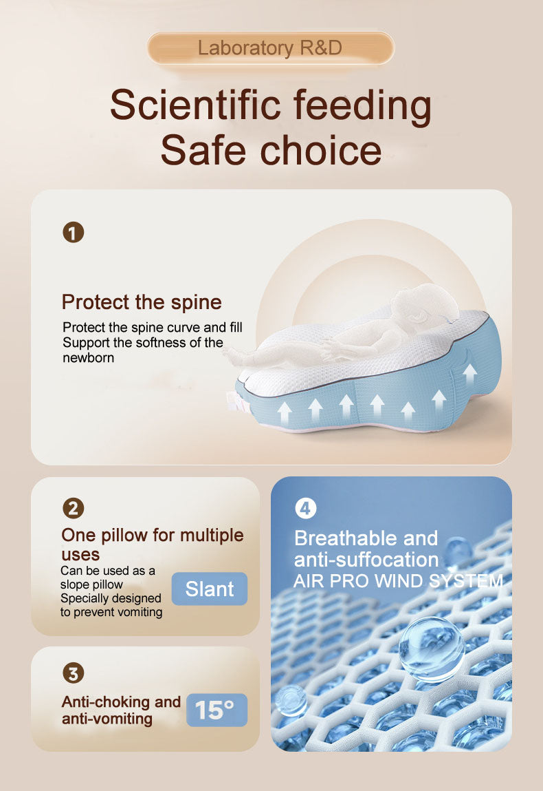 Mom Breastfeeding Nursing Pillow Baby Comfort Lounger Multi functional