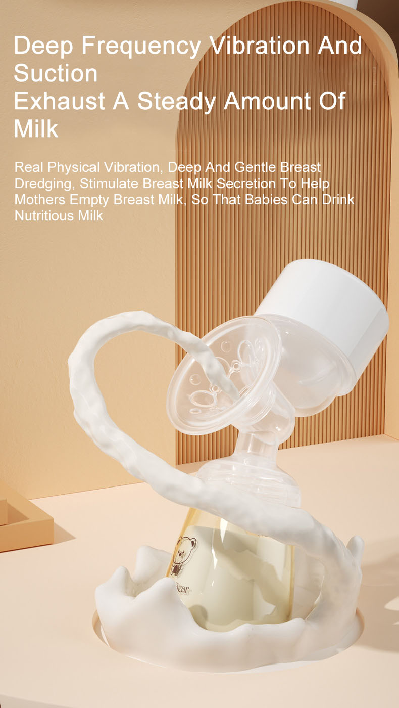 Electric breast pump portable silent integrated strong suction
