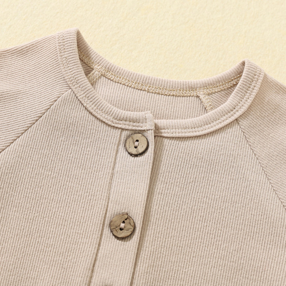 Baby summer short-sleeved onesie cotton thin newborn crawling romper