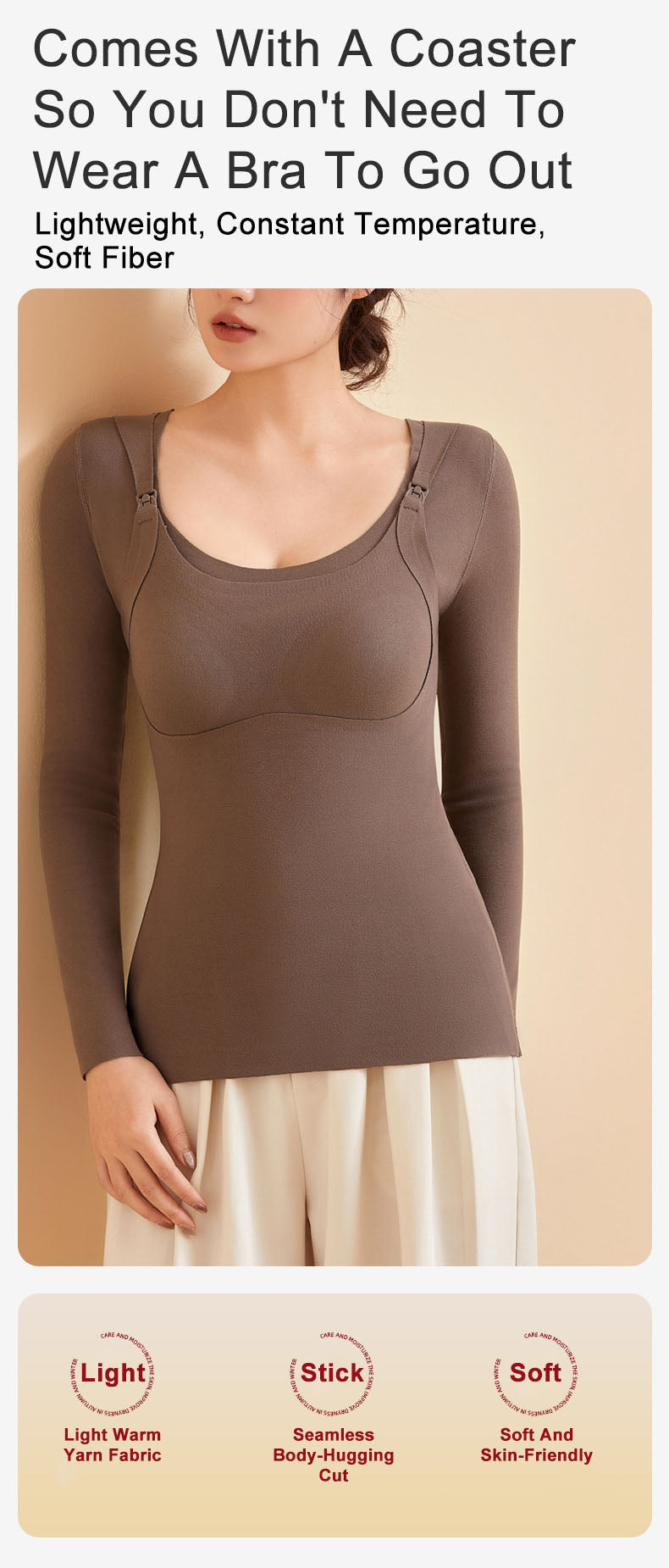 Wirefree Nursing Tops: Thermal Support Underwear for Breastfeeding Moms