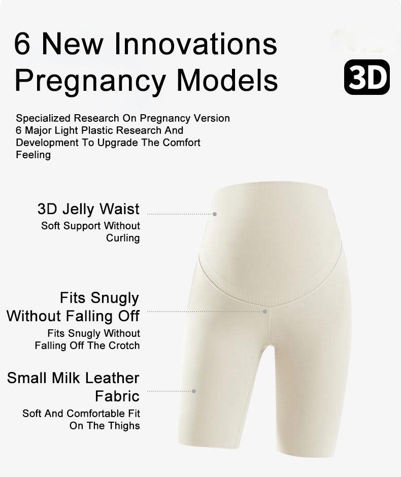 Anti-Slip Belly Support Leggings Mid-length | Full Coverage