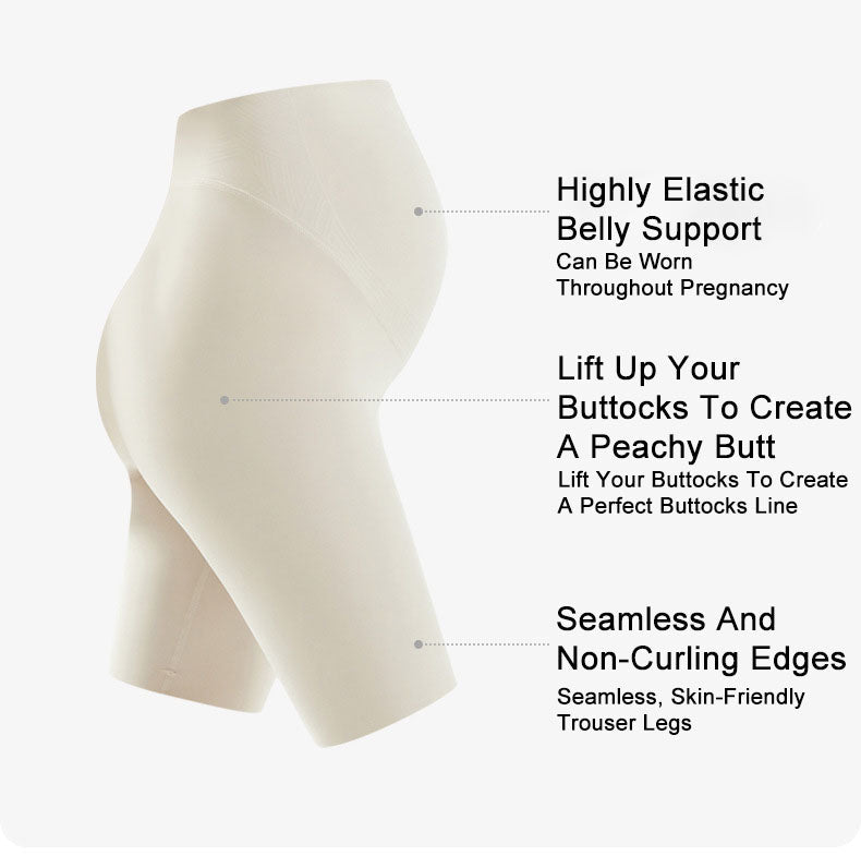 Anti-Slip Belly Support Leggings Mid-length | Full Coverage