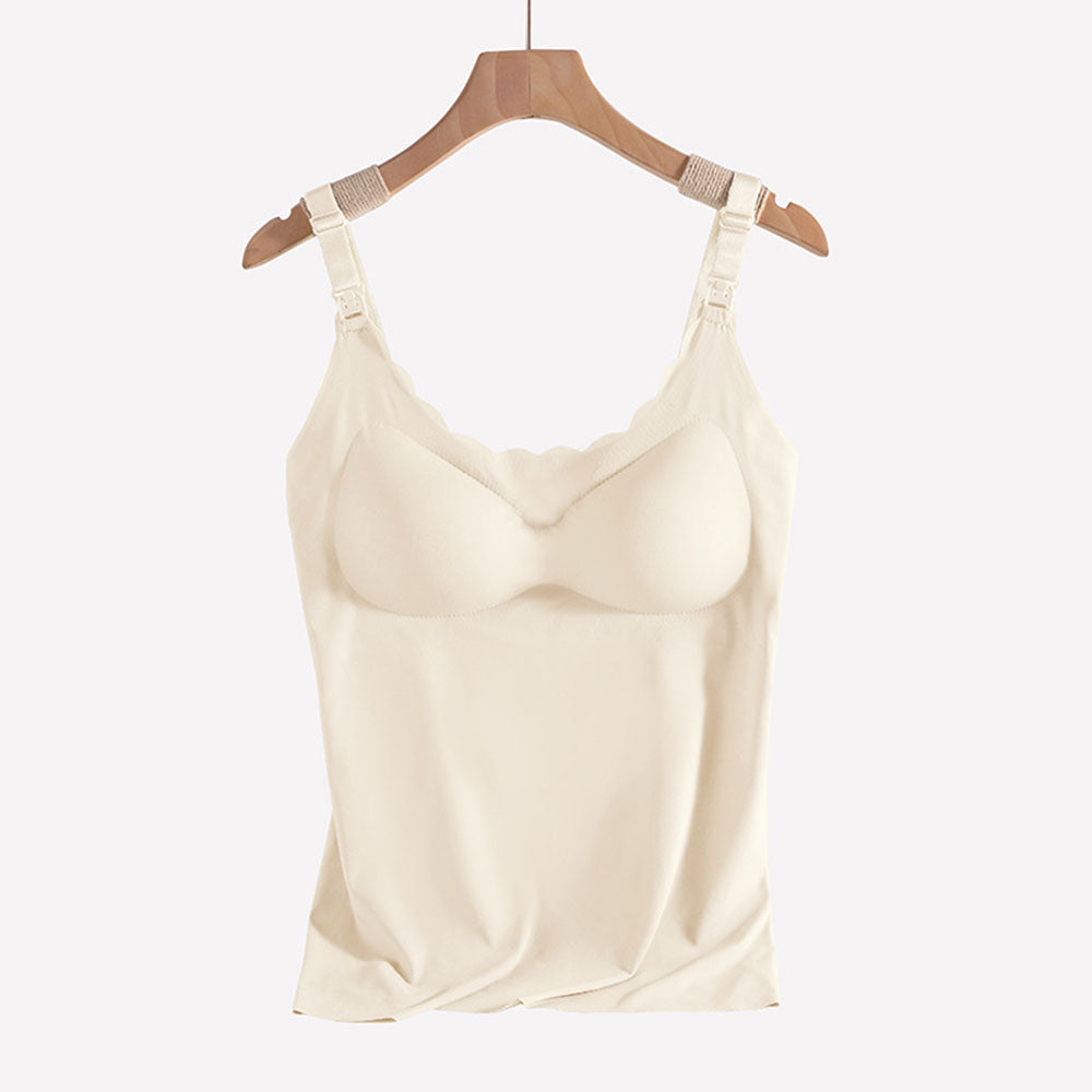 Nursing Camisole Set: Non-Marking Underwear & Soft Loungewear