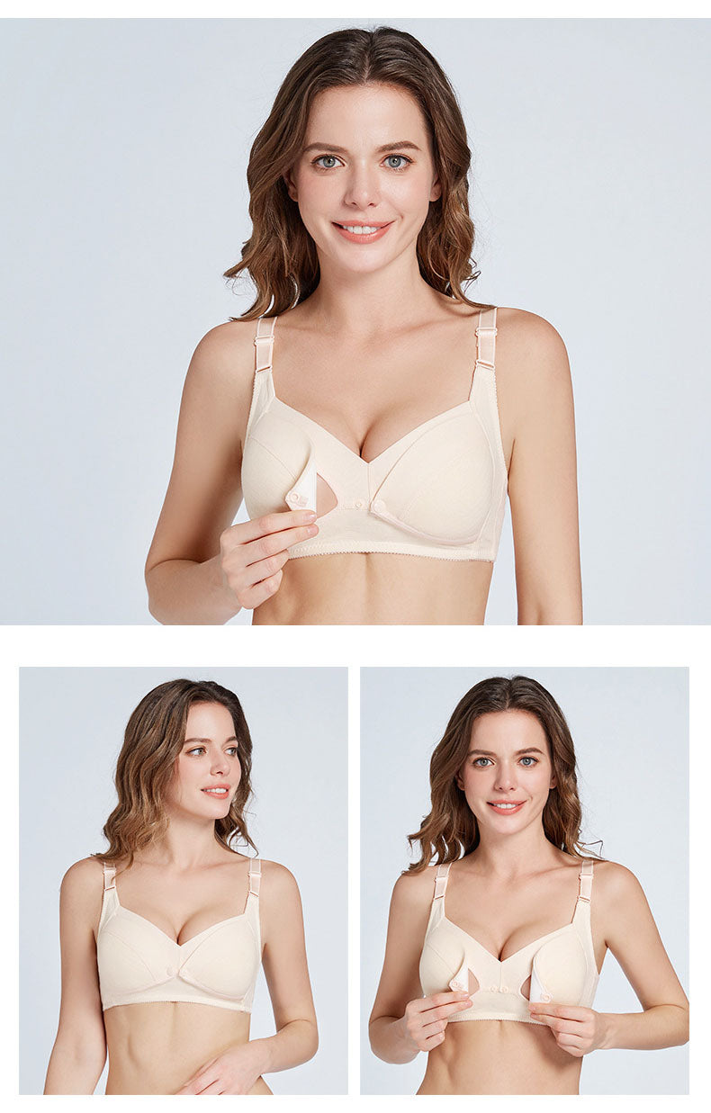 Cotton Nursing Bras: Lift & Support for New Moms' Comfort