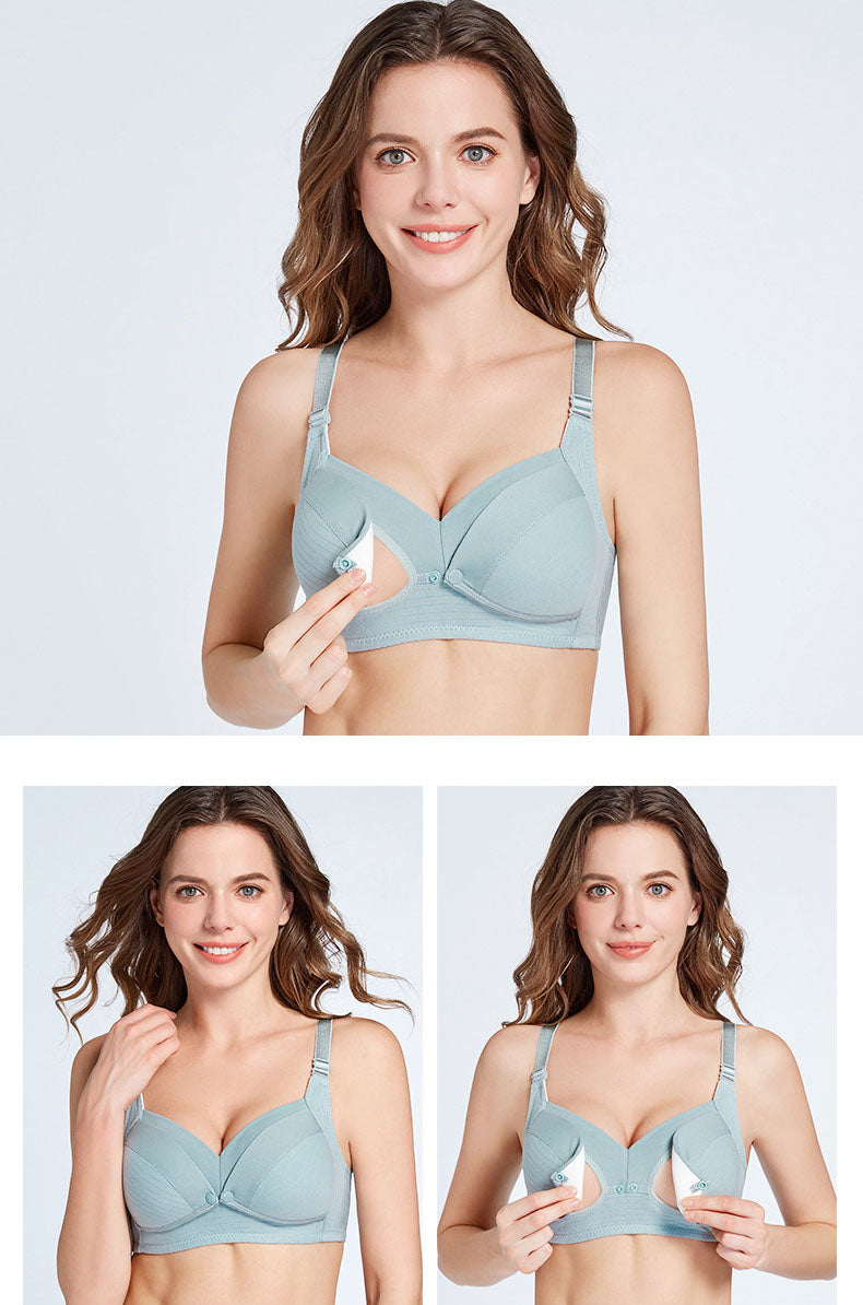 Cotton Nursing Bras: Lift & Support for New Moms' Comfort