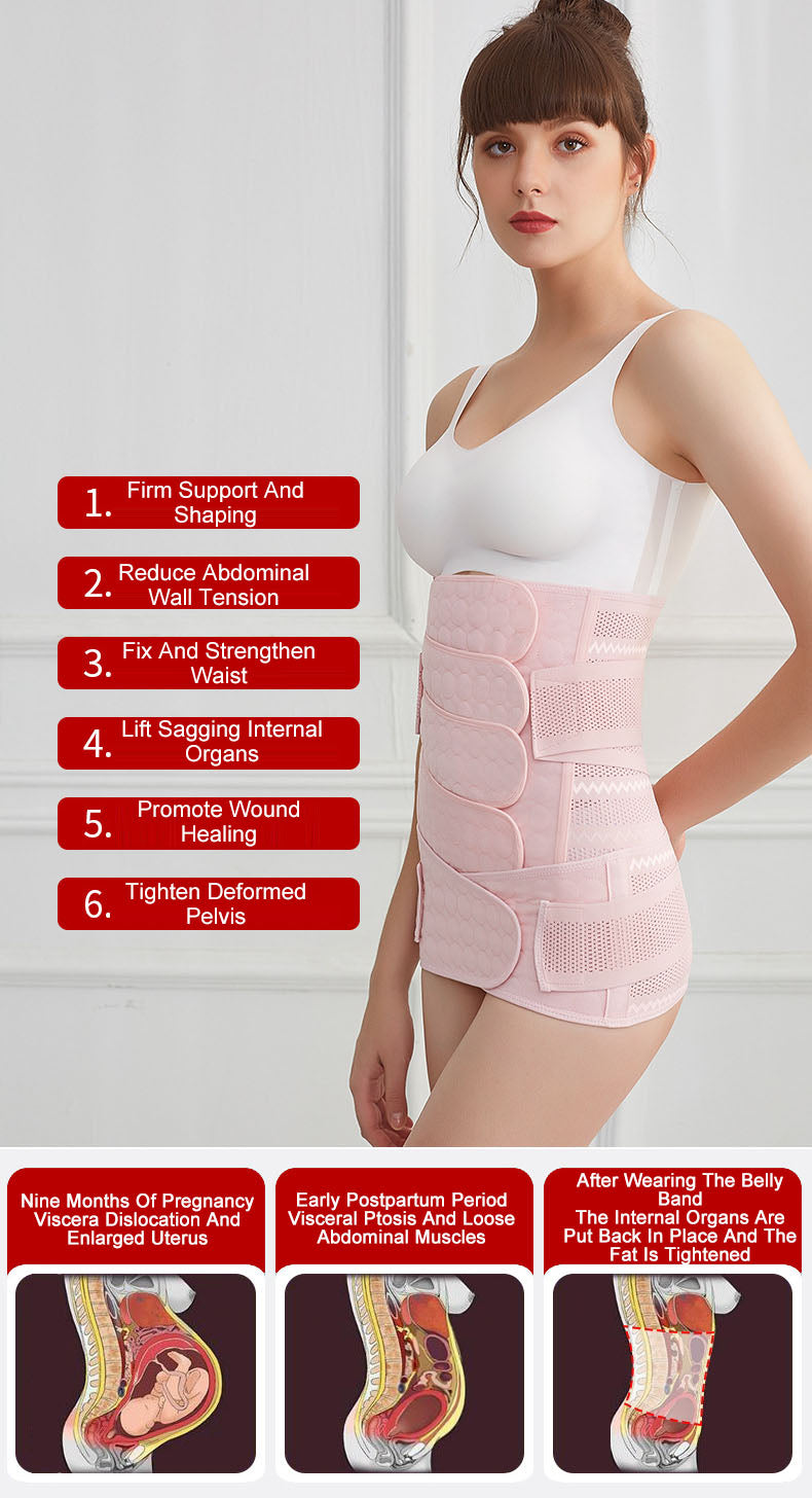 Waist Belt Set: 4-Pack Tummy Support & Comfort