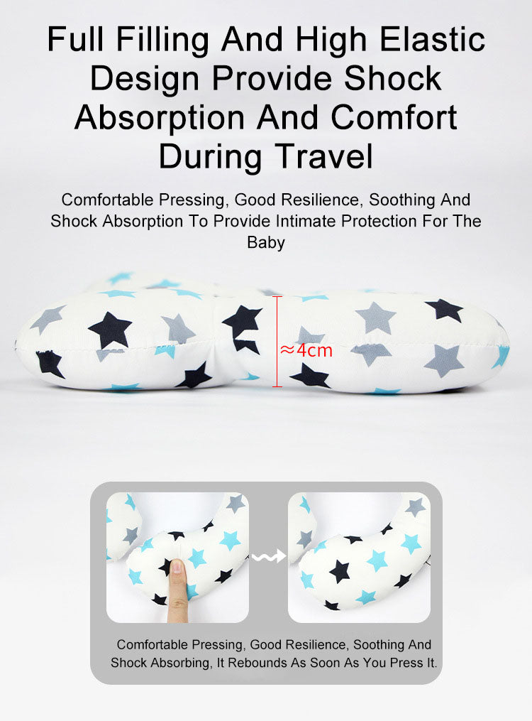 U-Shaped Pillow for Travel Stroller Baby Neck Pillow Baby Head Shaping Pillow