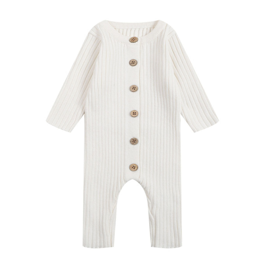 Newborn Baby Knit Sweater Romper Coverall Outfits One-Piece Jumpsuit for Infant Baby