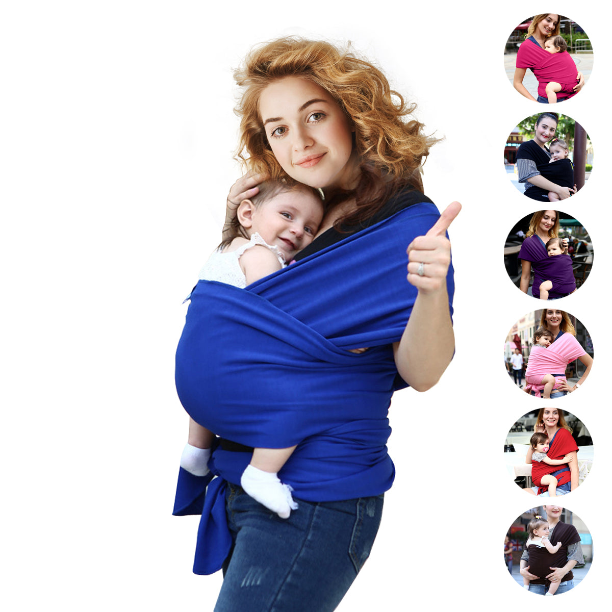 Baby Newborn Warp Carrier Comfortable Breathable For 0-36M