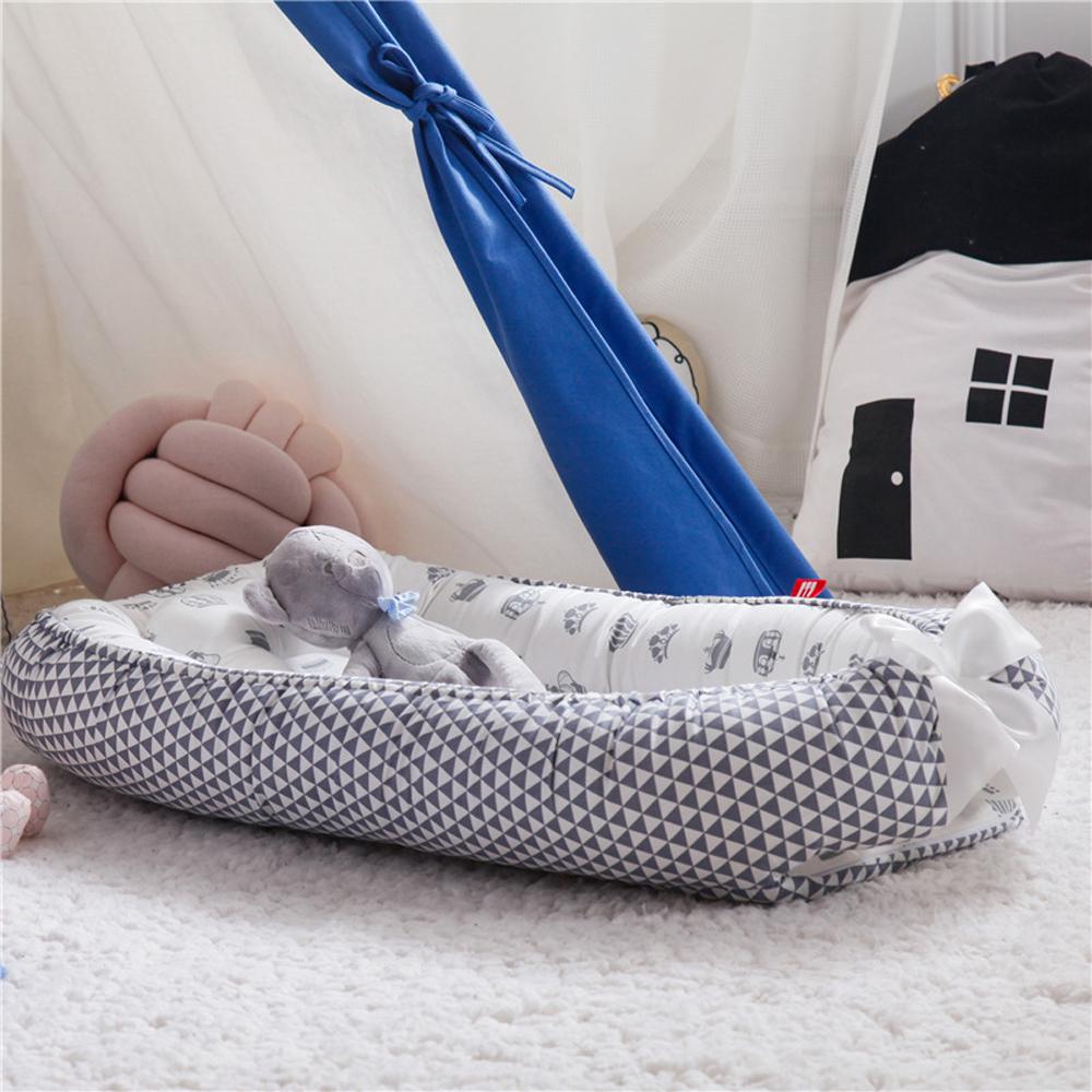 Baby Lounger Newborn Infant Nest Bed Breathable Portable Floor Seat for Home and Travel