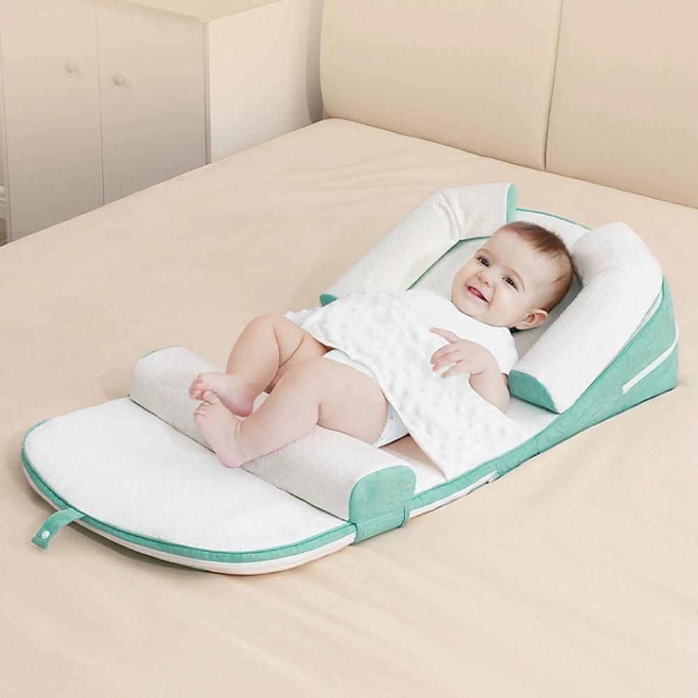 Baby Newborn Infant Anti-Reflux Spill Lounger Bed Nursing Feeding Pillow Breastfeeding Crib