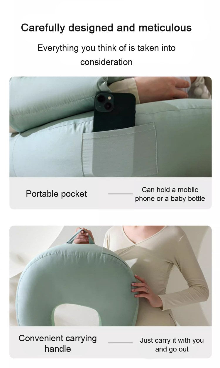 Mom Nursing Angled breastFeeding Support Pillow Baby Lounger Anti Reflux