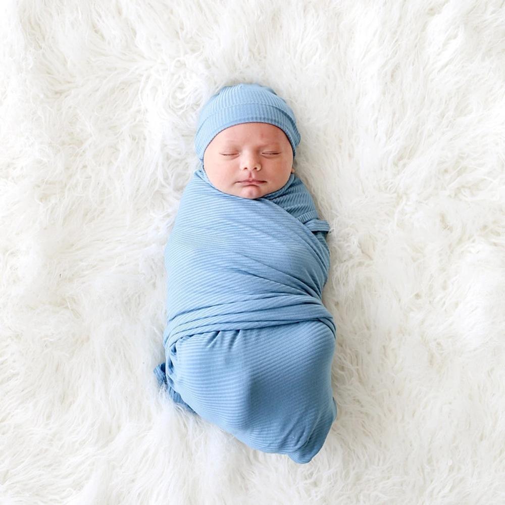 Luxury Baby Swaddler and Headband Set Perfect for Newborns Toddler