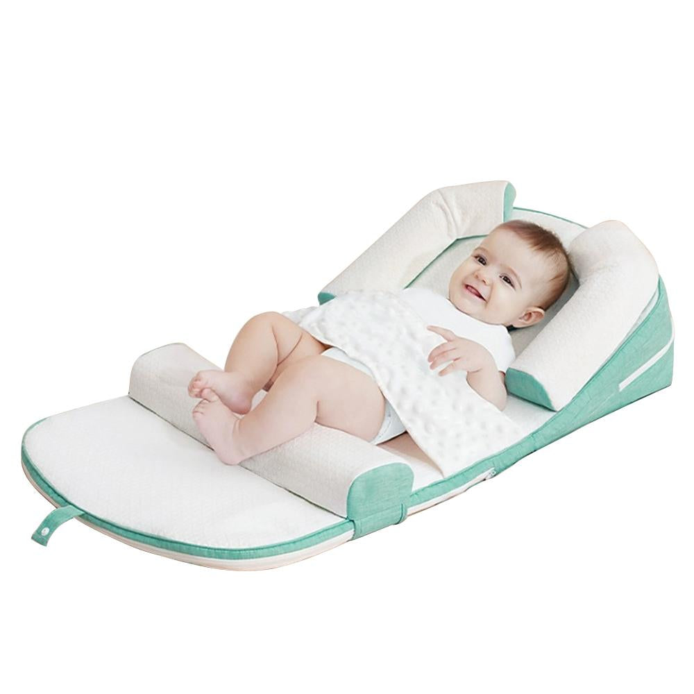 Baby Newborn Infant Anti-Reflux Spill Lounger Bed Nursing Feeding Pillow Breastfeeding Crib