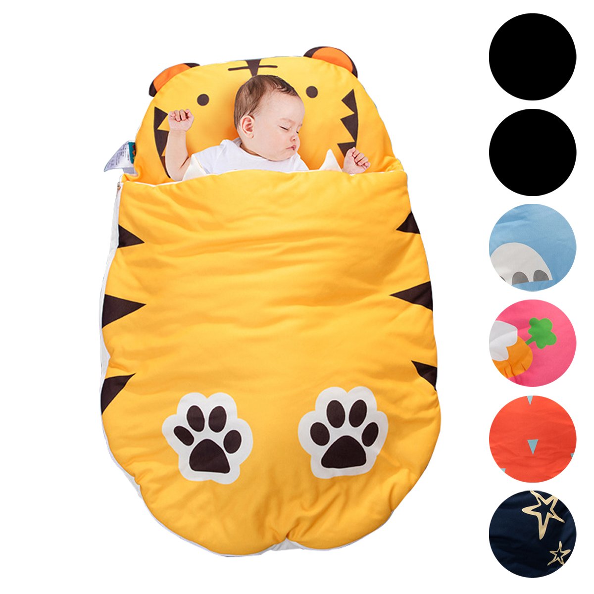 Breathable Anti Kick Safe Nights Cotton Infant Baby Sleep Bag Sack Blanket