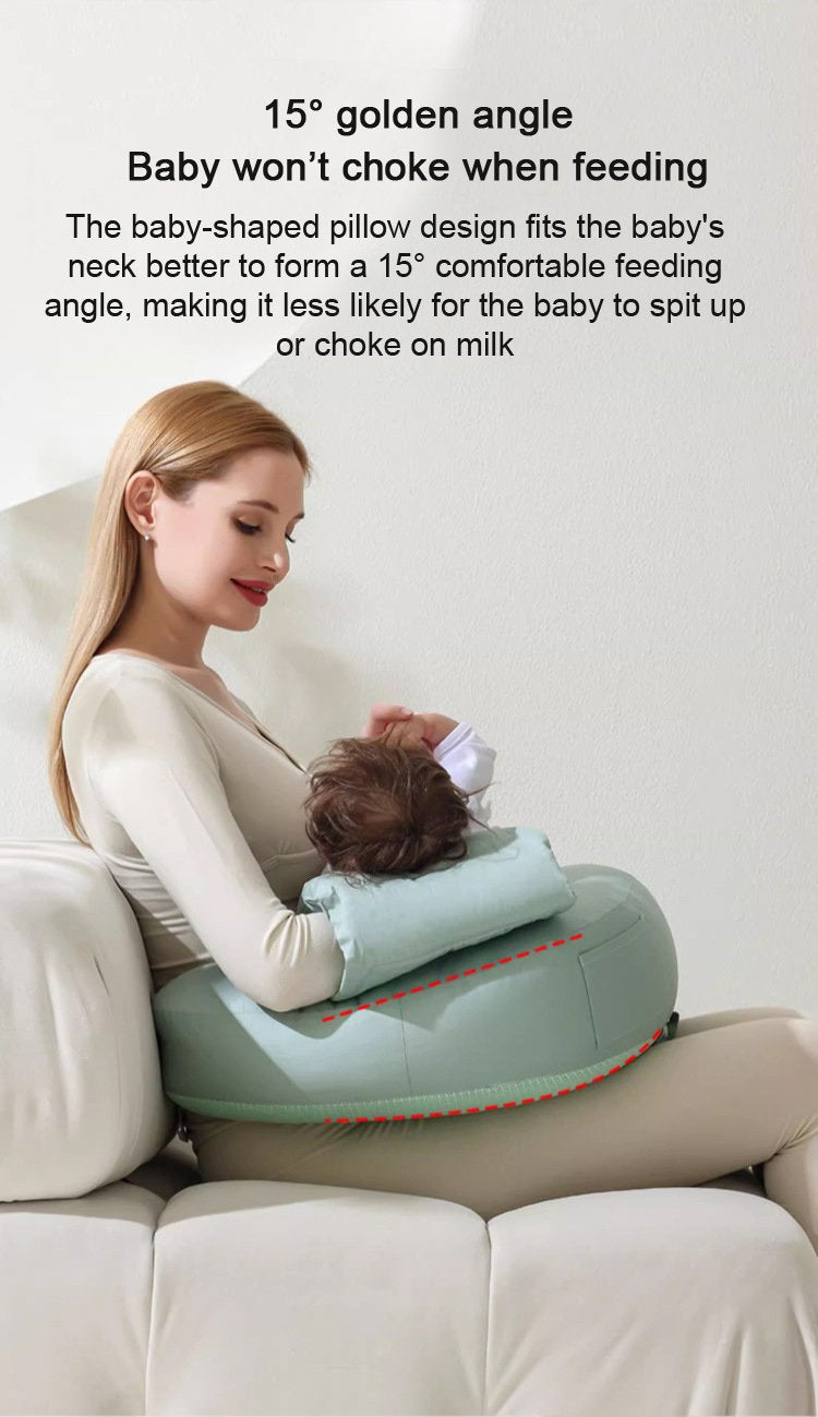 Mom Nursing Angled breastFeeding Support Pillow Baby Lounger Anti Reflux