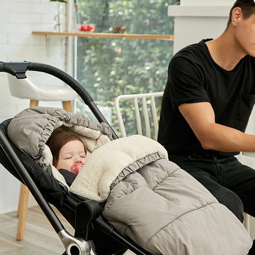 Baby Sleeping bag Sack Thick Blanket Anti-kick Plus Velvet Thickened For Stroller