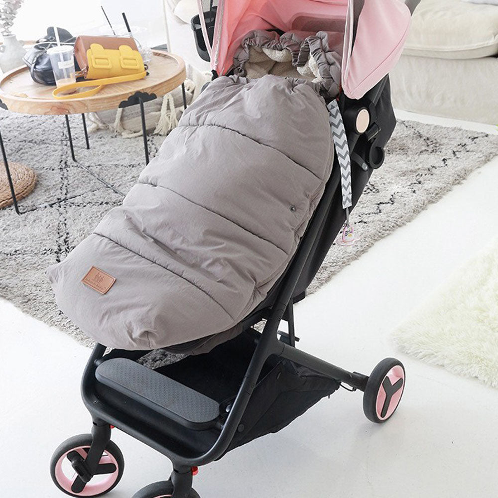 Baby Sleeping bag Sack Thick Blanket Anti-kick Plus Velvet Thickened For Stroller