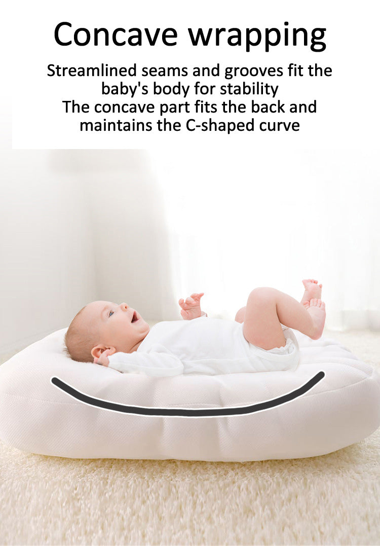 Baby Curve Crib Mesh C-shaped Bionic Lounger Bed Nest