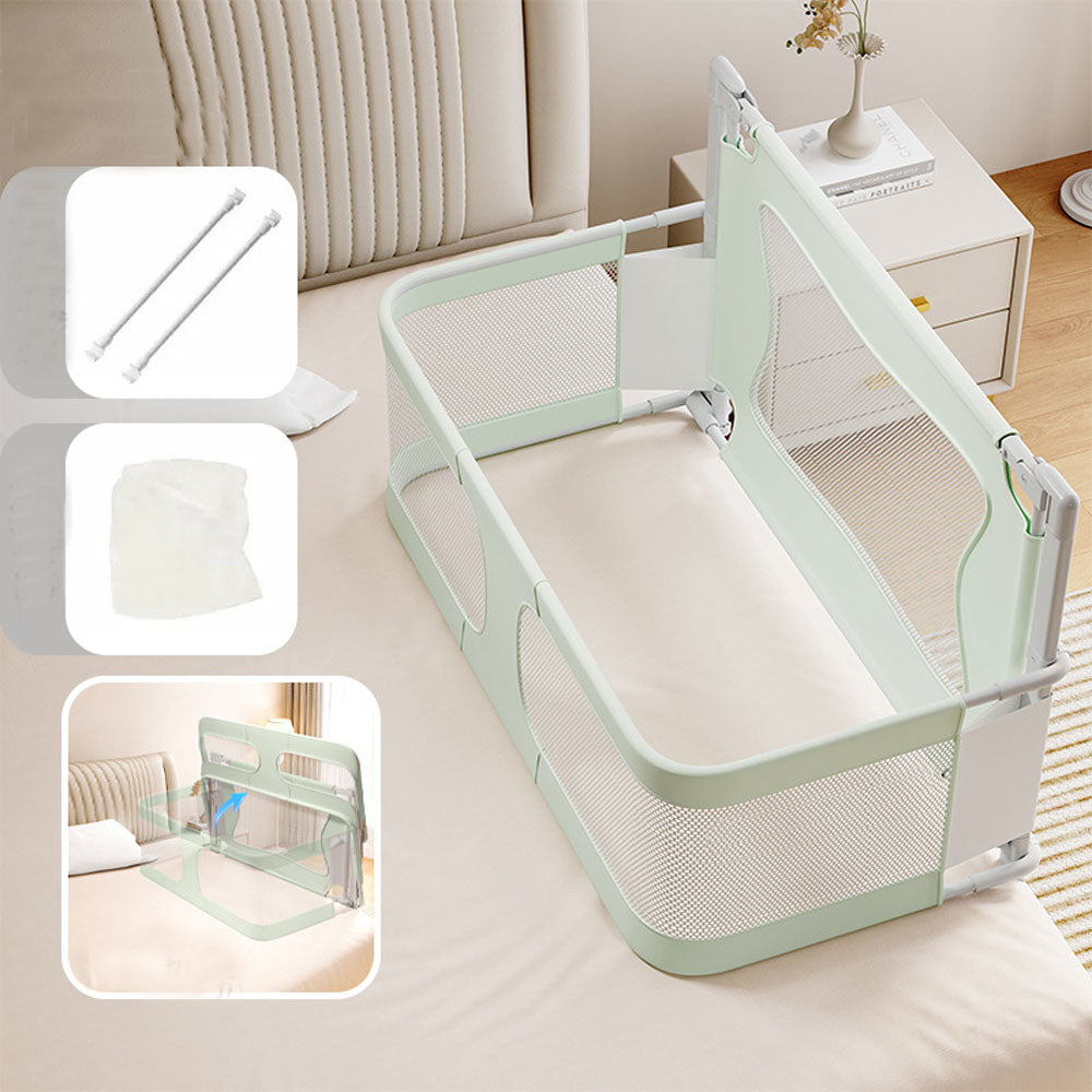 Baby Bed Bedside Bassinet Crib Sleeper 3 in 1 Folding Portable Breathable Safe