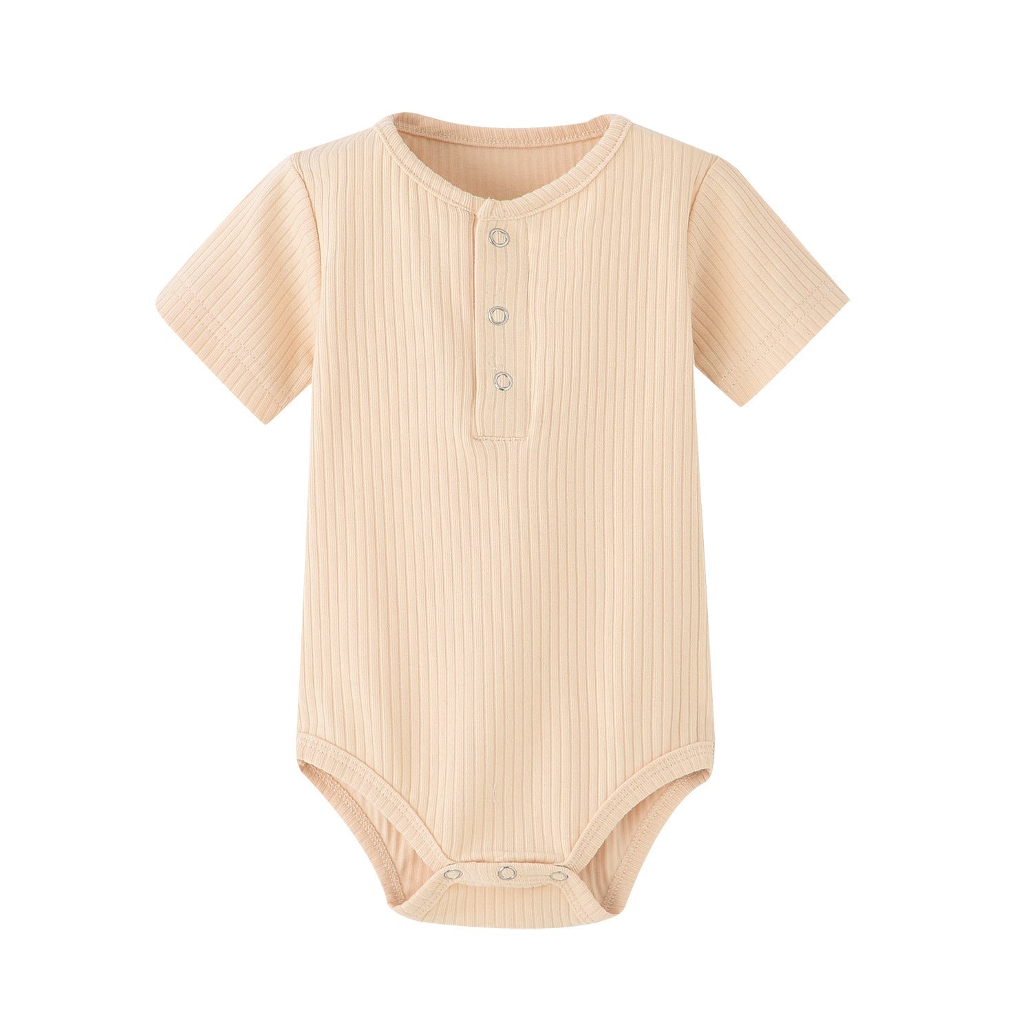 Newborn baby crawling romper ribbed Jumpsuit