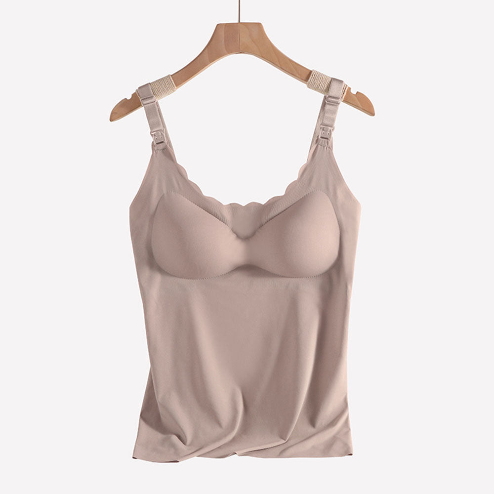 Nursing Camisole Set: Non-Marking Underwear & Soft Loungewear