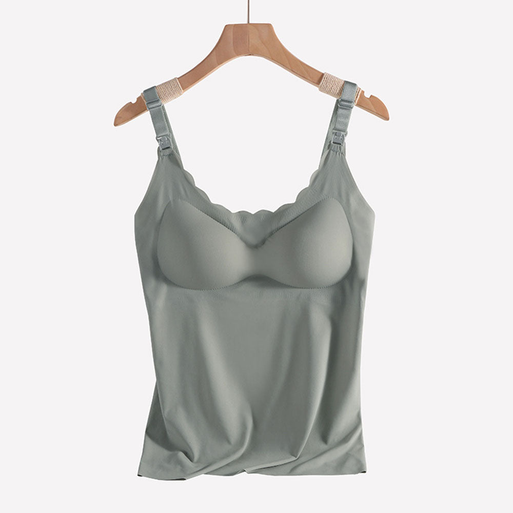 Nursing Camisole Set: Non-Marking Underwear & Soft Loungewear