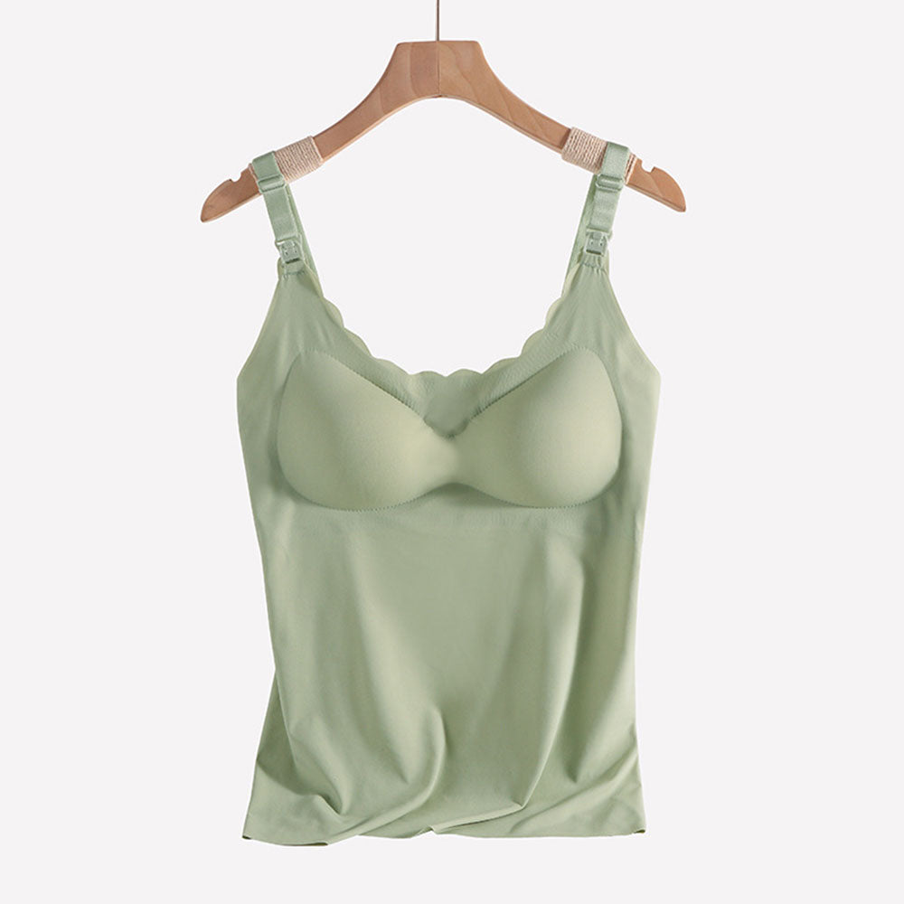 Nursing Camisole Set: Non-Marking Underwear & Soft Loungewear