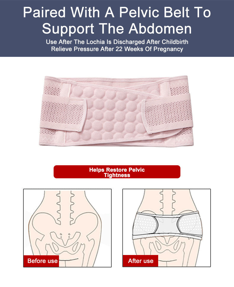 Waist Belt Set: 4-Pack Tummy Support & Comfort