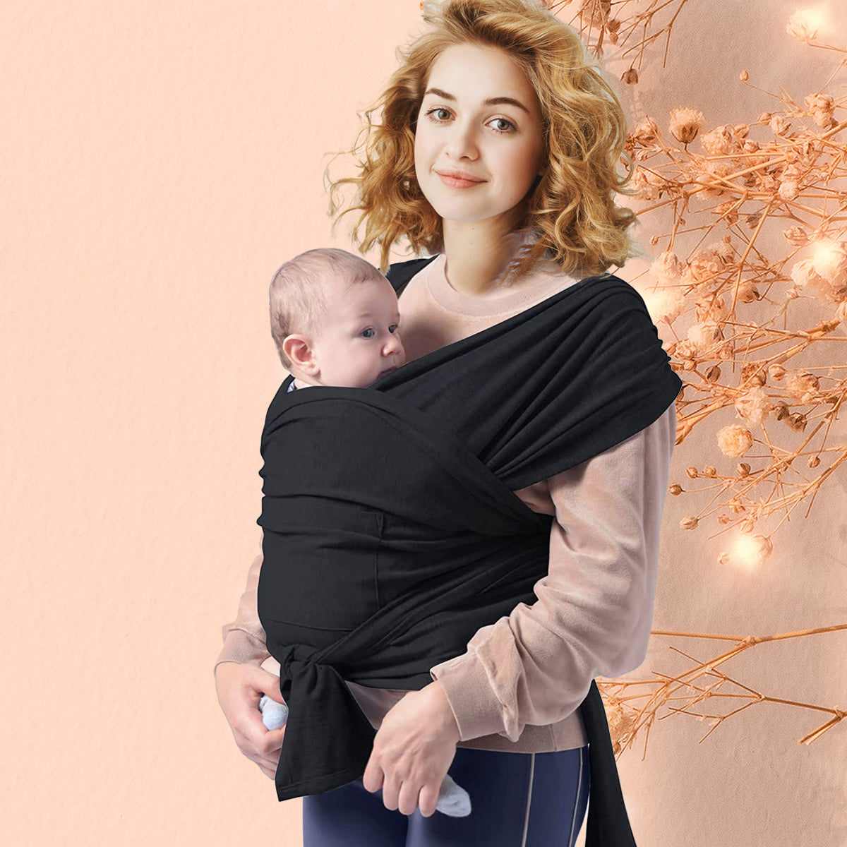 Baby Newborn Warp Carrier Cotton Polyester